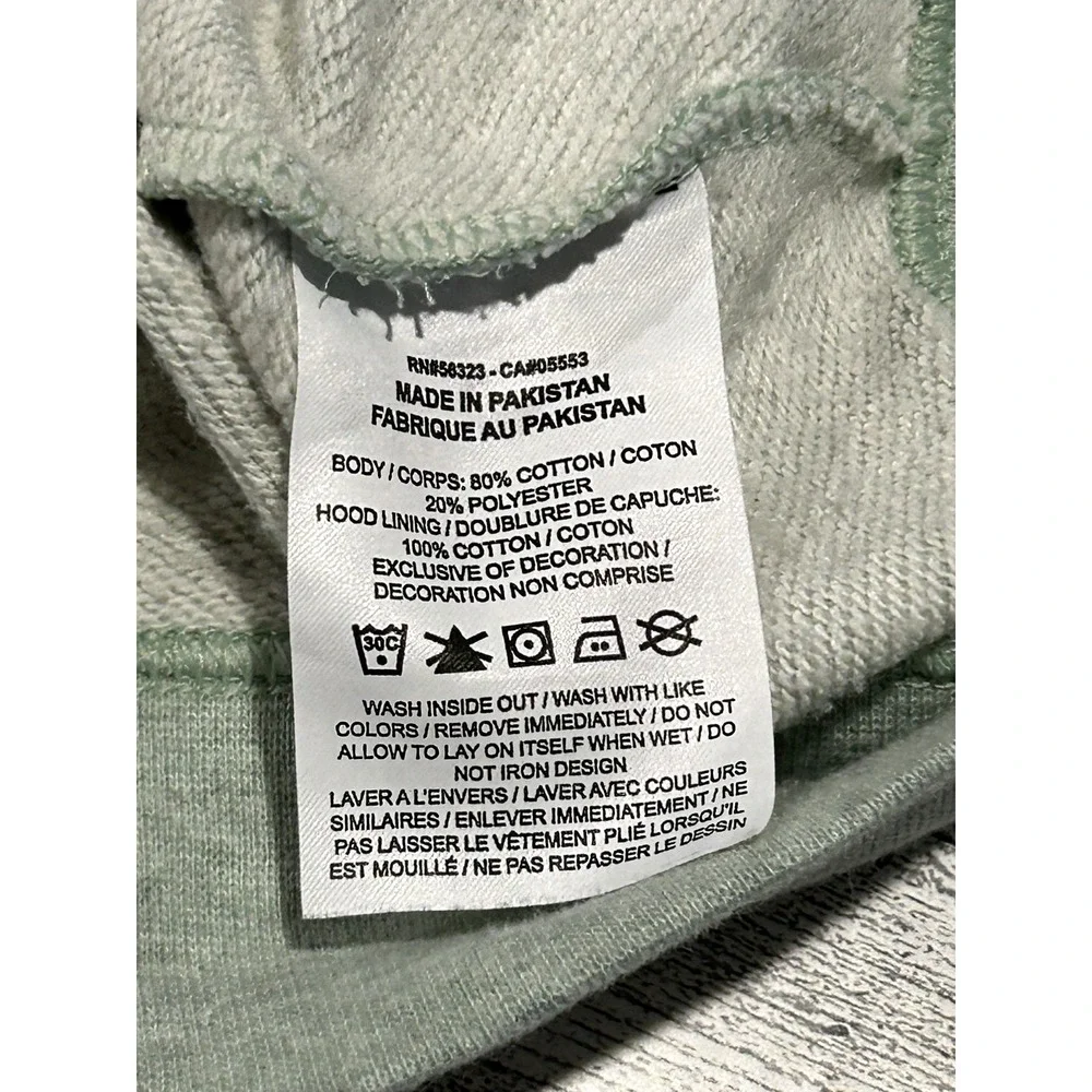 NIKE Seafoam Green White Heathered Pullover Long Sleeve‎ Hoodie Sweatshirt SMALL